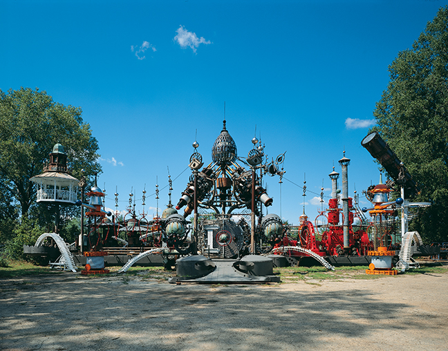 Tom Every, The Forevertron (site view facing west, c. 1990), North Freedom, WI), c. 1983–2020. Photo: John Michael Kohler Arts Center Artist Archives.