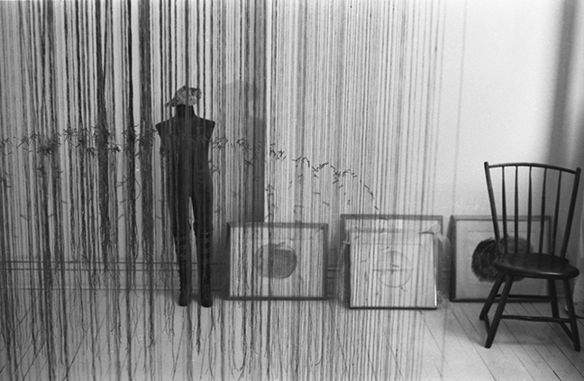 Paul J. Smith, Lenore Tawney's 20th Street Studio, 1985; digital file from the negative; dimensions variable. Courtesy of Paul J. Smith.