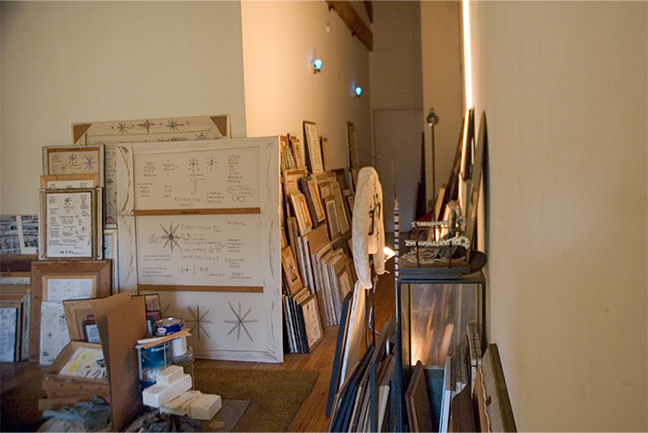 Gregory Van Maanen's apartment (site view, 2006), Paterson, NJ, 1983–2007. John Michael Kohler Arts Center Artist Archives.