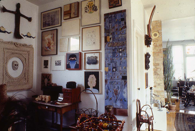 Ray Yoshida apartment (site view, 1980), Chicago, IL, 1953–2003. Photo: William H. Bengtson.