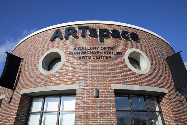 The ARTspace sign at the John Kohler Arts Center